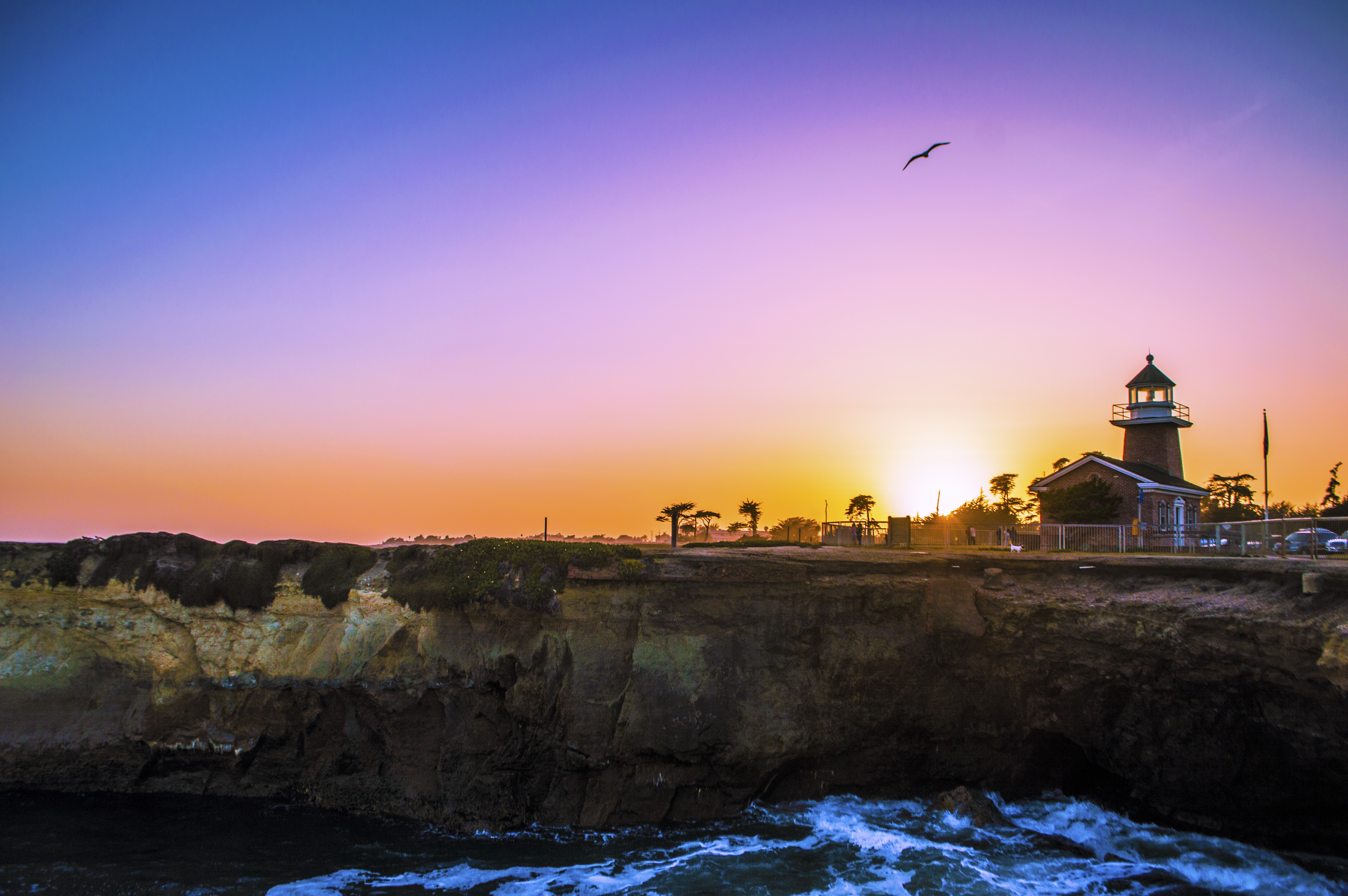 Santa Cruz Lighthouse Sunset